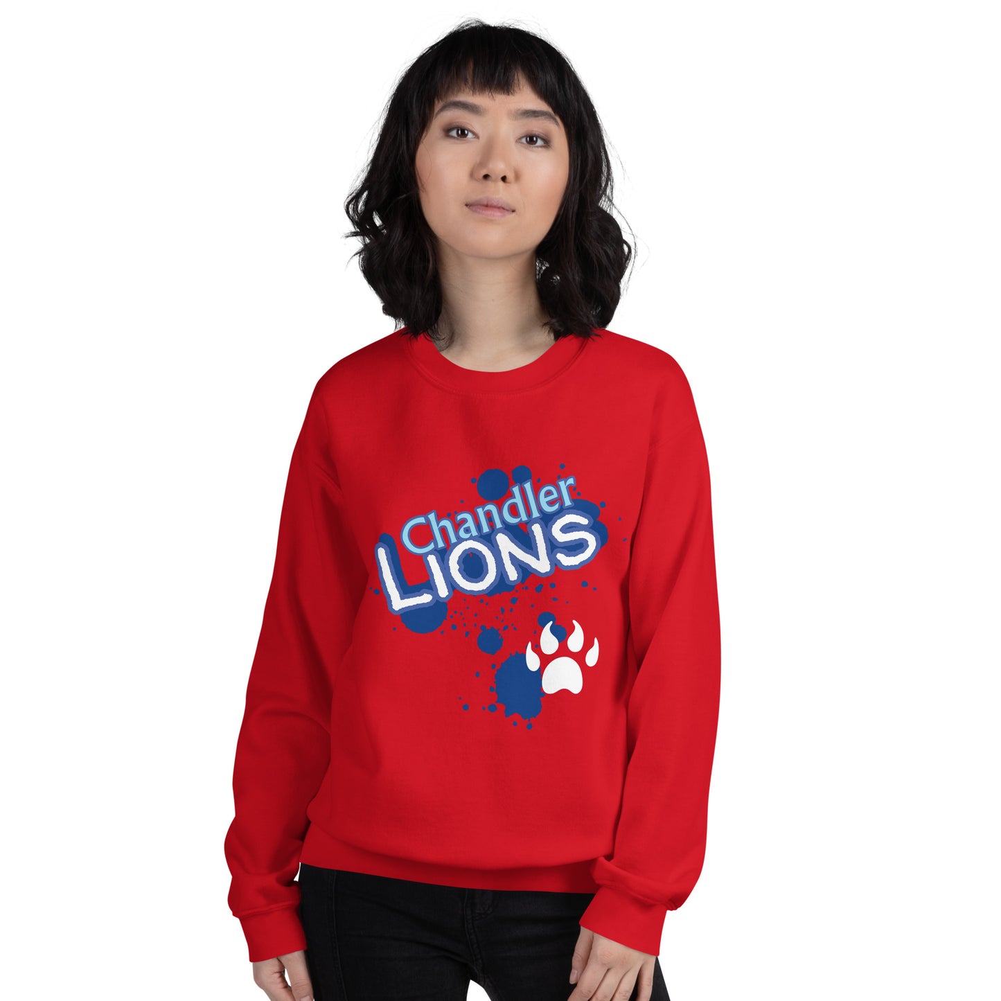 Lions Boyfriend Sweatshirt (Splatter)