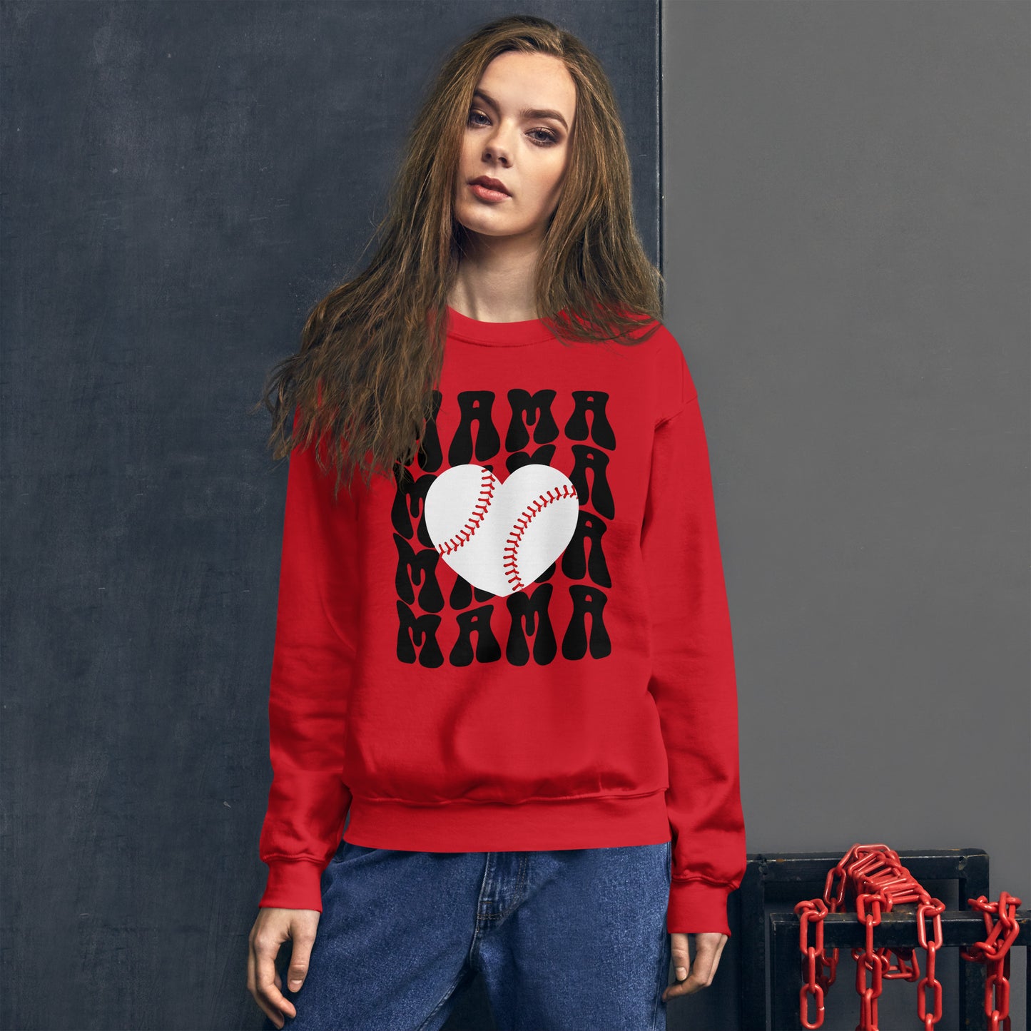 Baseball Mama Unisex Sweatshirt