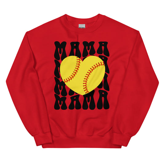 Softball Mama Unisex Sweatshirt