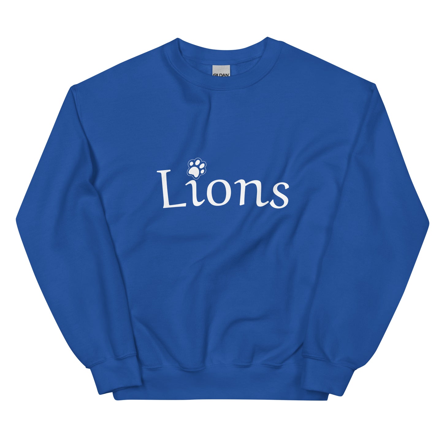 Lions Boyfriend Sweatshirt (Paw Dot)