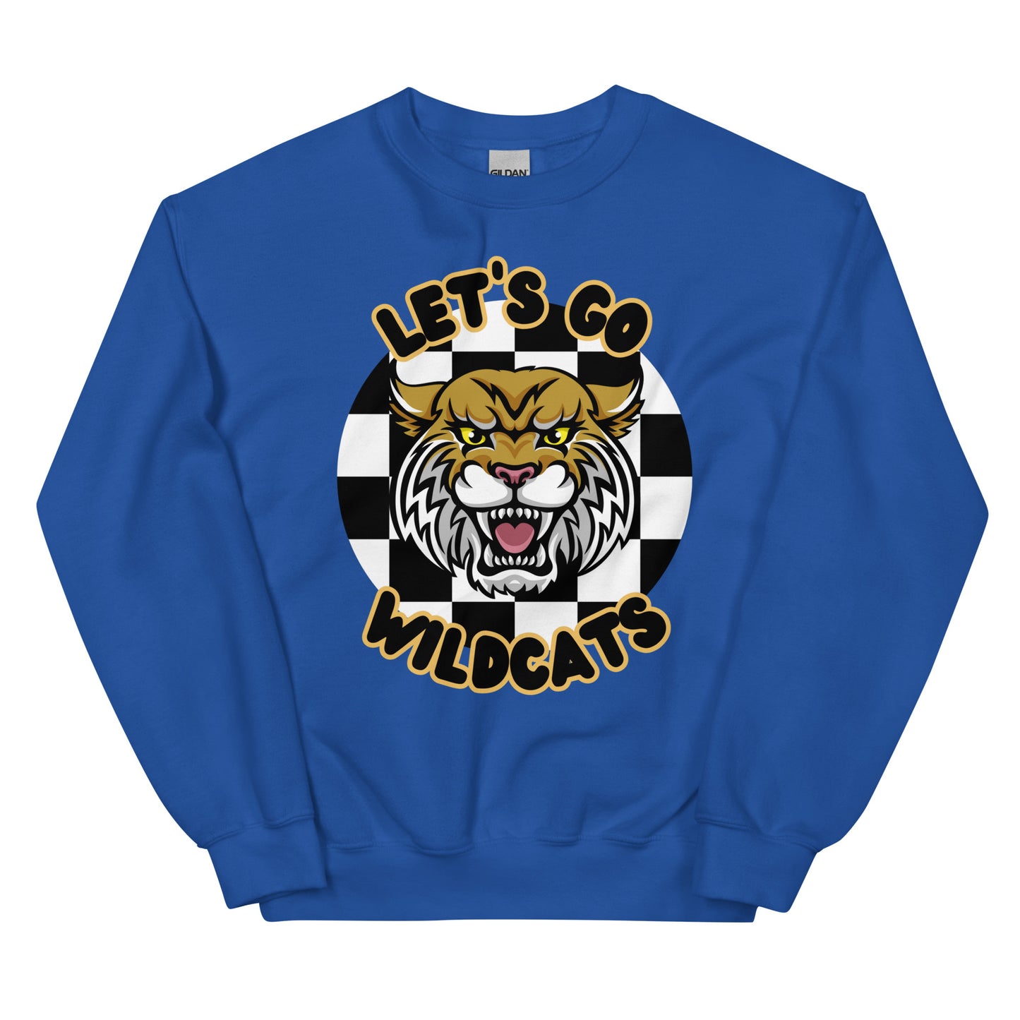 Wildcats Unisex Sweatshirt (checkered)