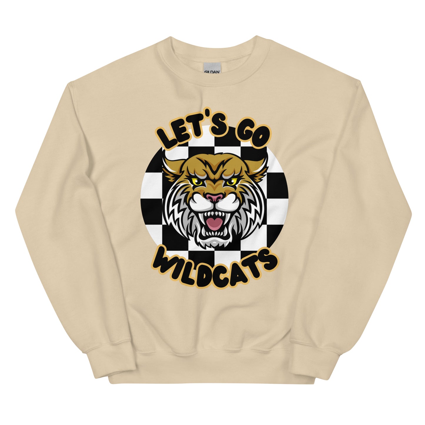 Wildcats Unisex Sweatshirt (checkered)