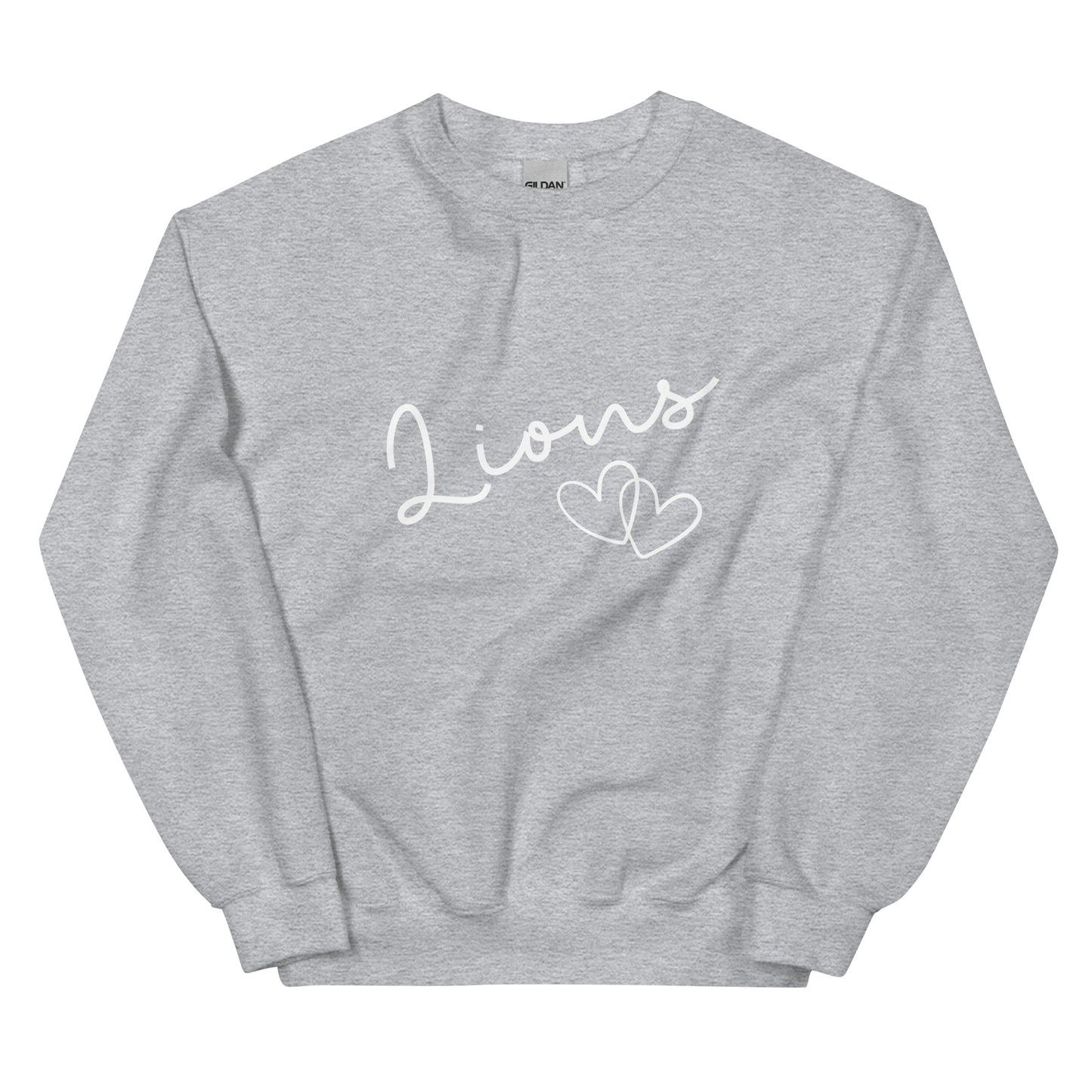 Lions Boyfriend Sweatshirt (Simple Cursive)