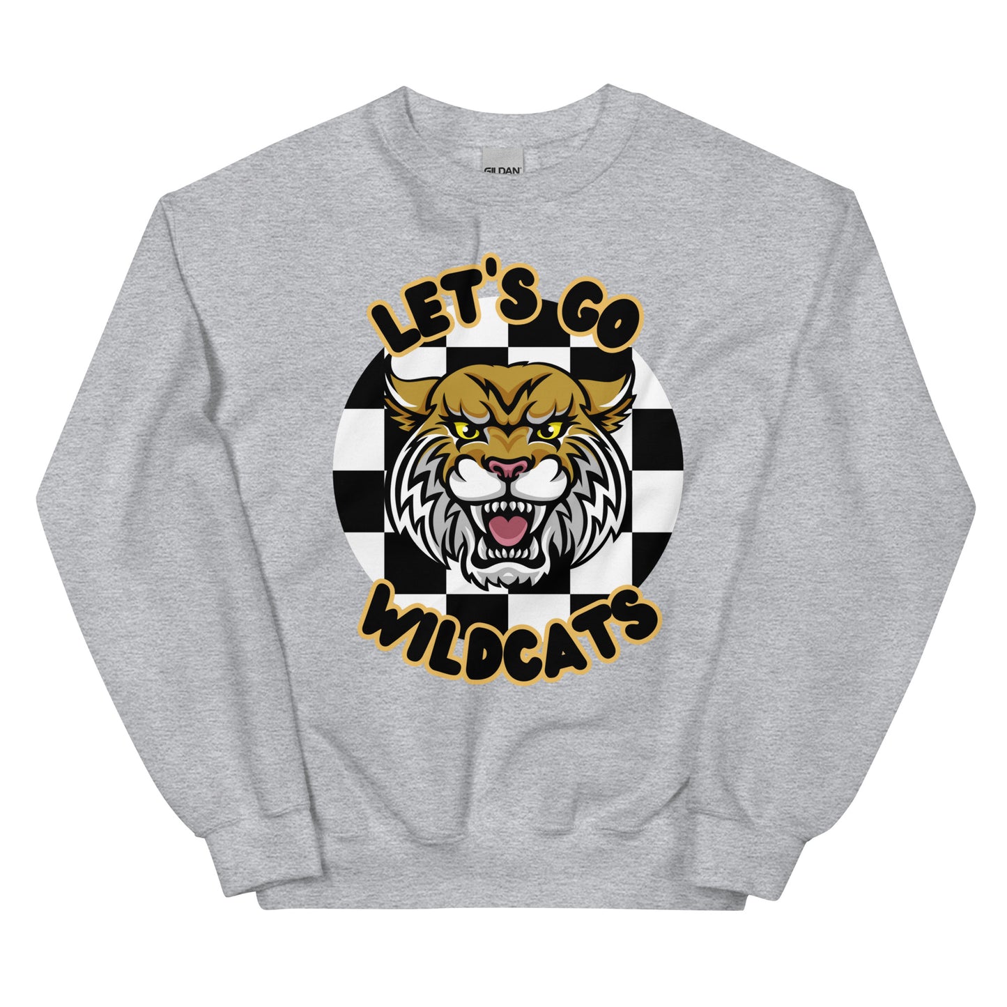 Wildcats Unisex Sweatshirt (checkered)