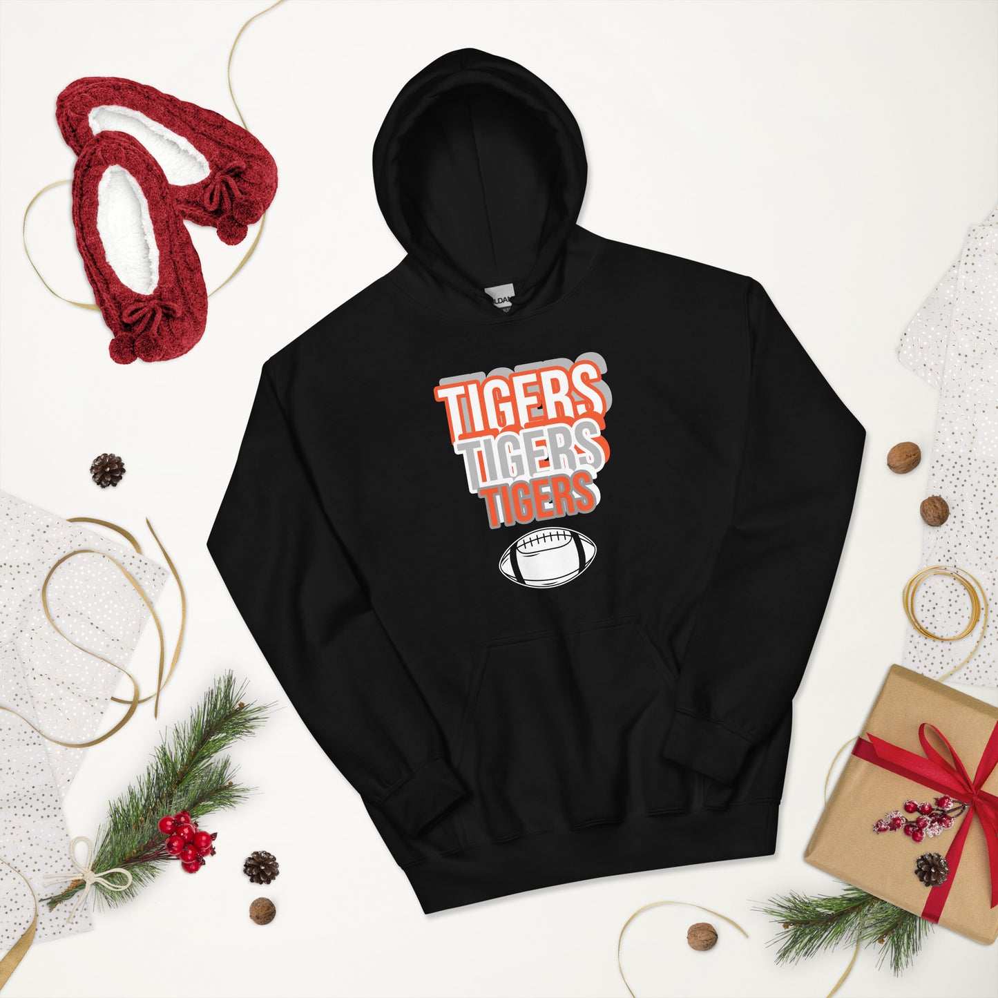 Tigers Football Unisex Hoodie