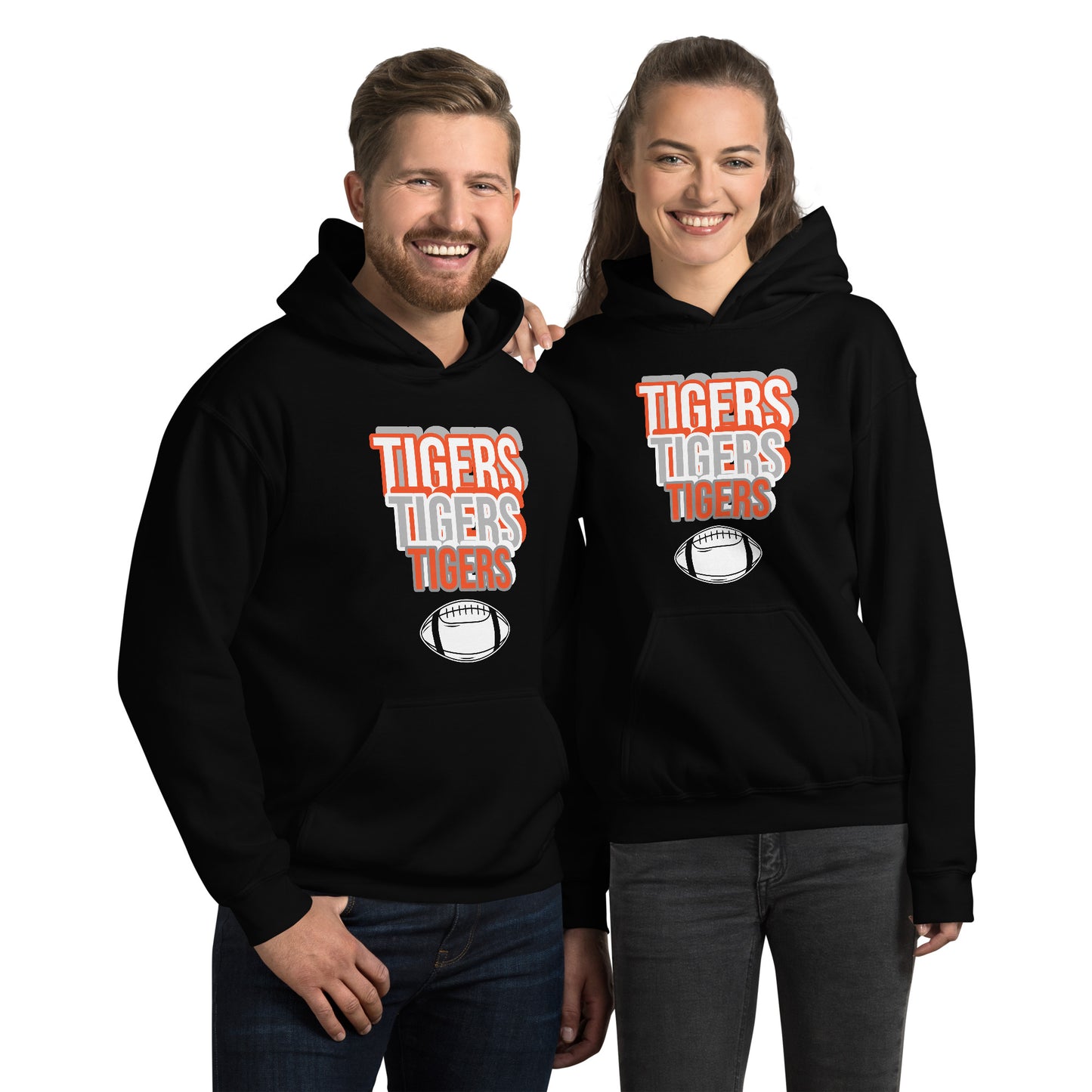 Tigers Football Unisex Hoodie