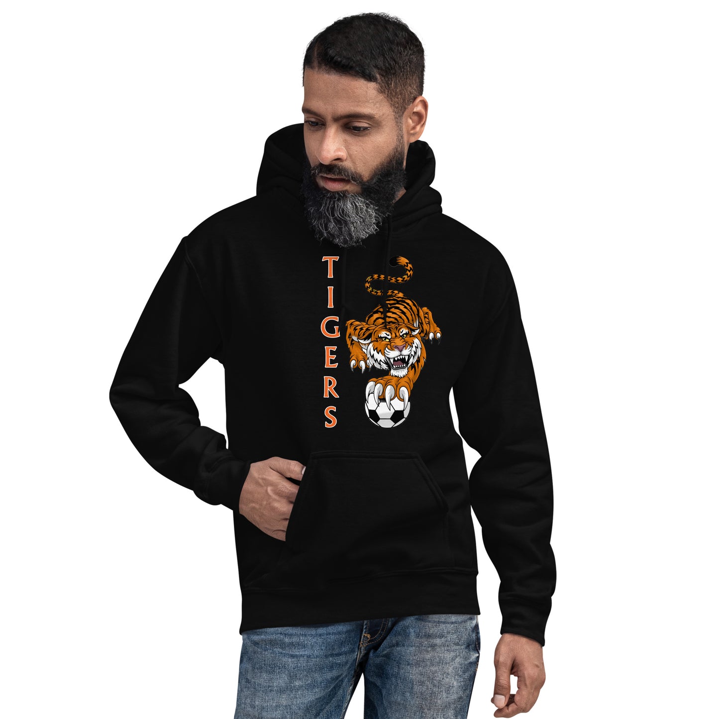 Tigers Soccer Unisex Hoodie