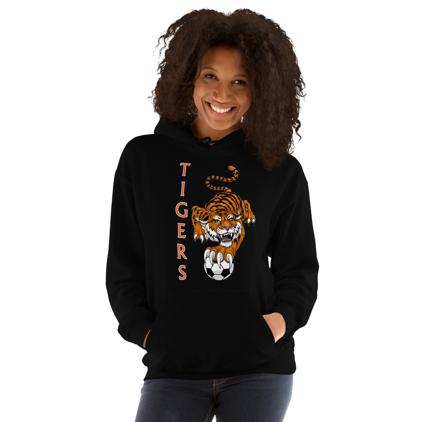 Tigers Soccer Unisex Hoodie