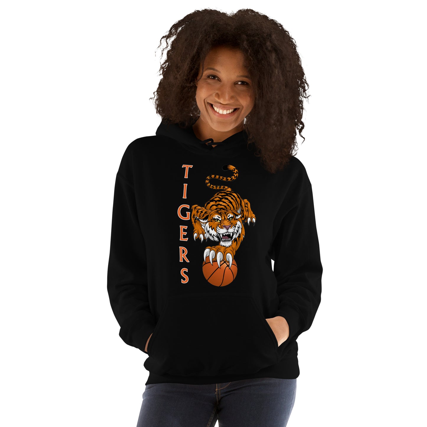 Tigers Basketball Unisex Hoodie