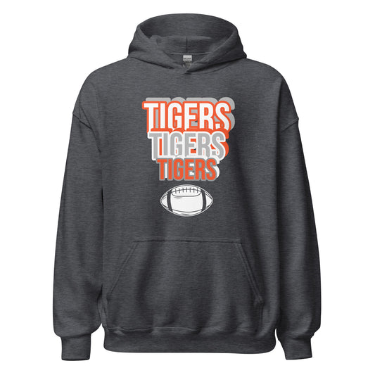 Tigers Football Unisex Hoodie