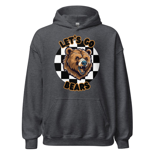 Bears Unisex Hoodie (checkered)