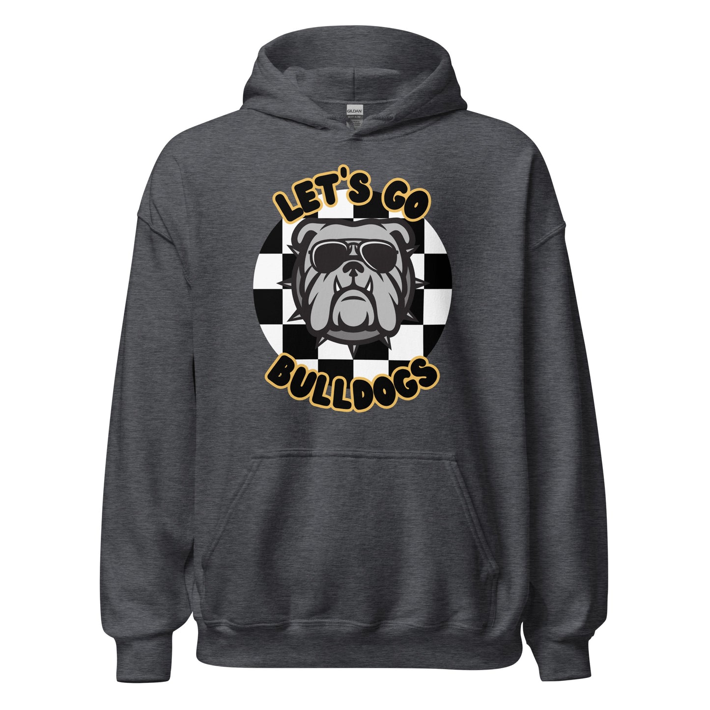 Bulldogs Unisex Hoodie (checkered)