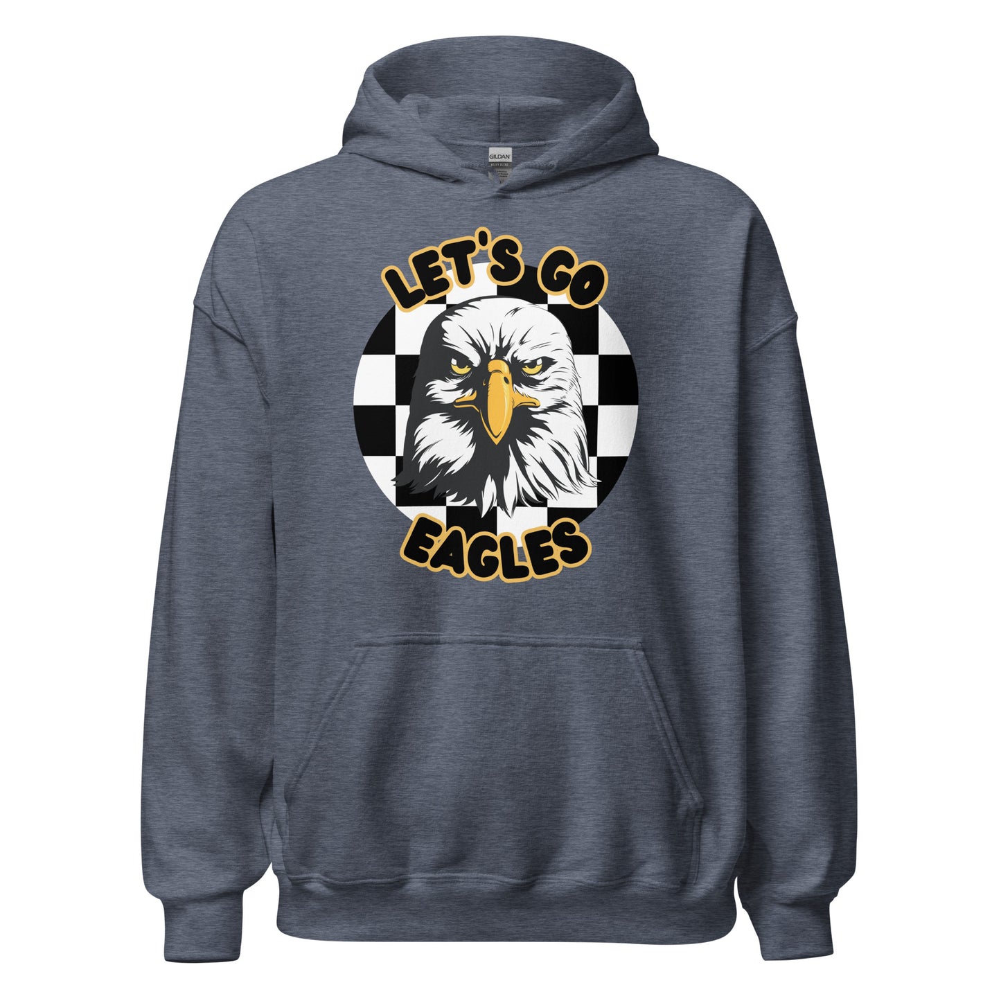 Eagles Unisex Hoodie (checkered)