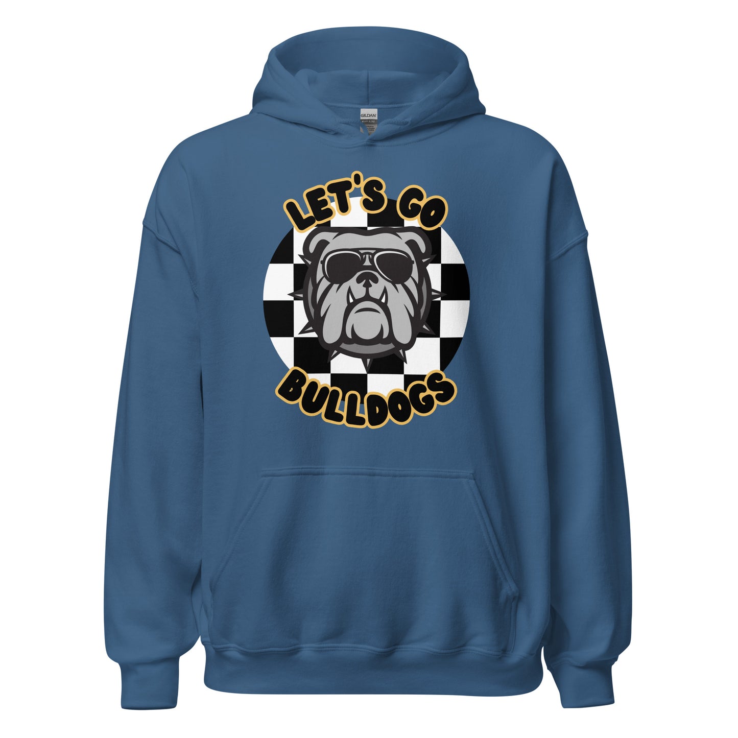 Bulldogs Unisex Hoodie (checkered)