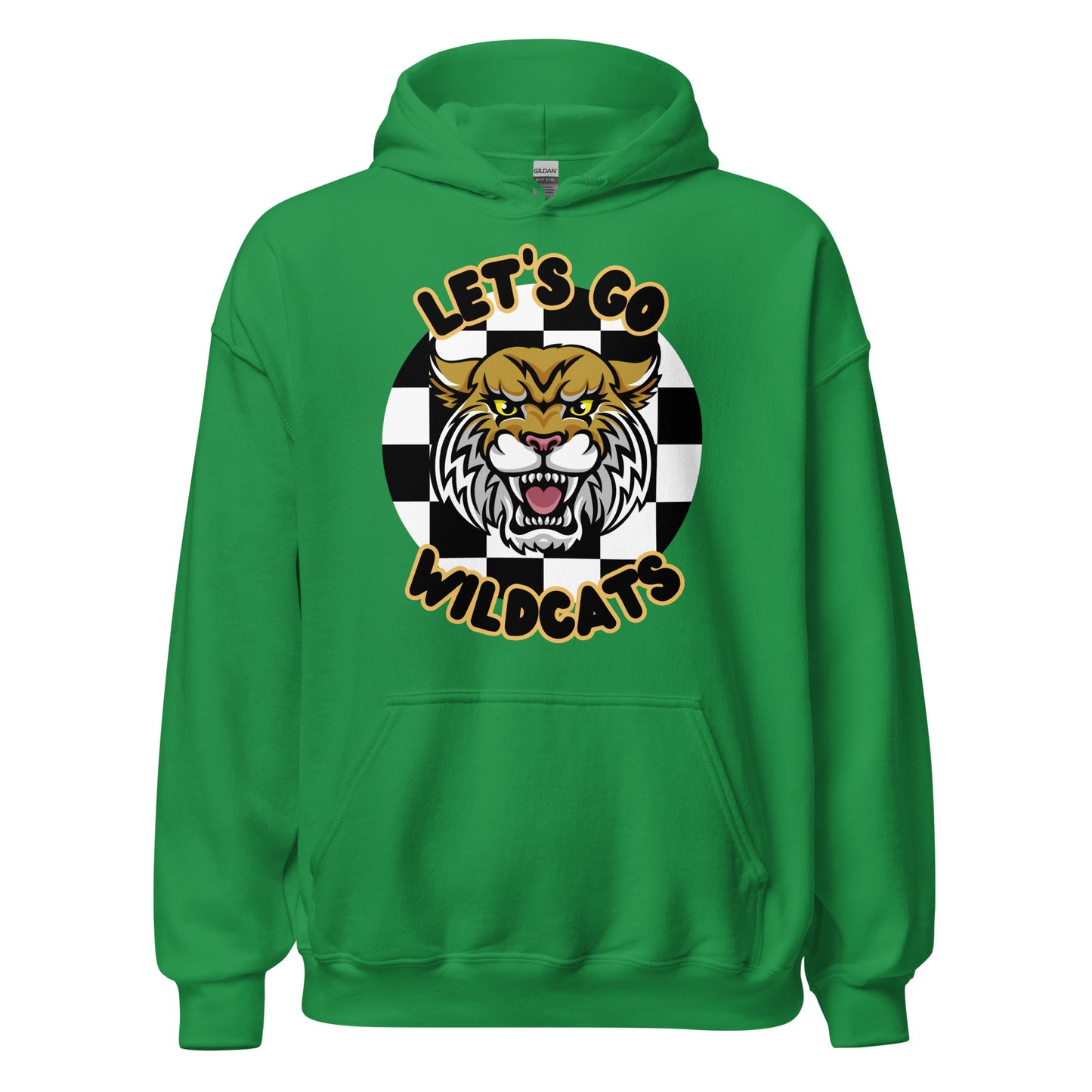 Wildcats Unisex Hoodie (checkered)