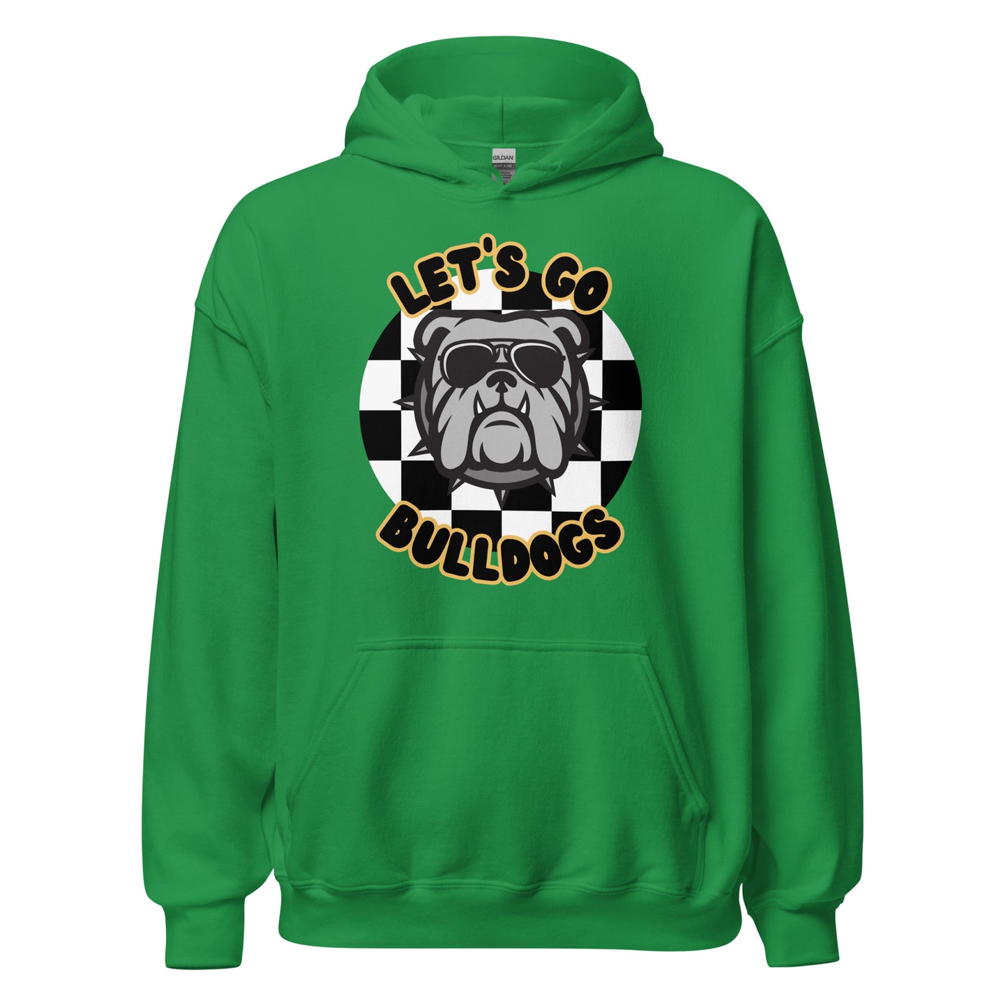 Bulldogs Unisex Hoodie (checkered)