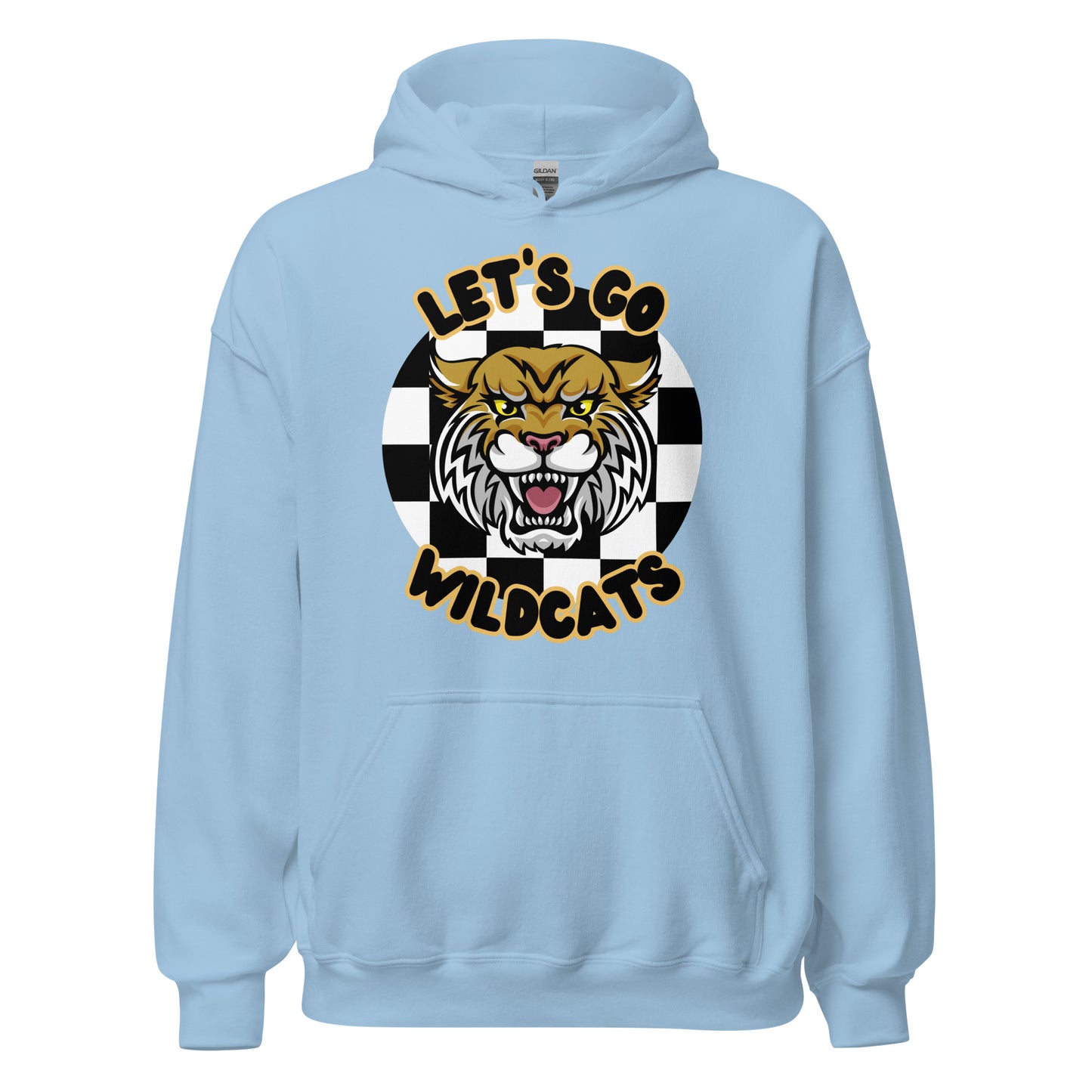 Wildcats Unisex Hoodie (checkered)