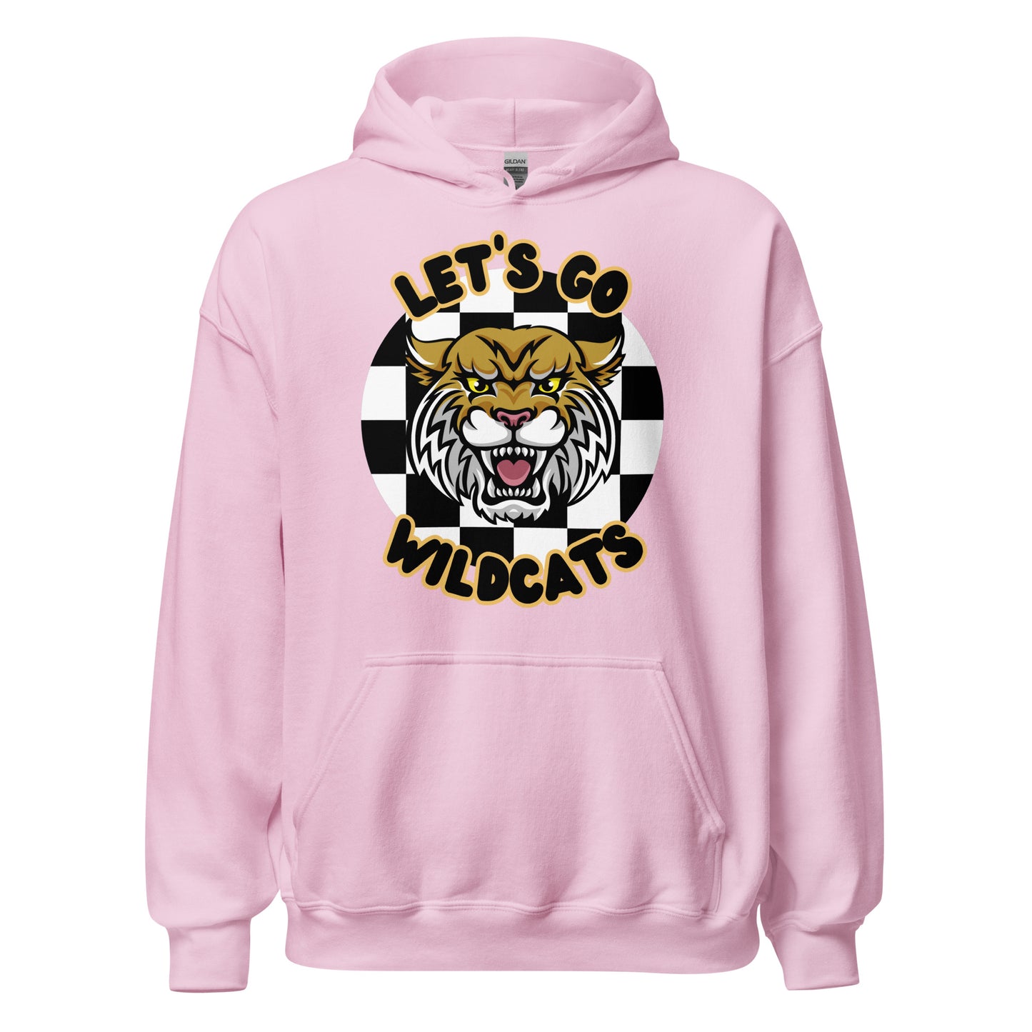 Wildcats Unisex Hoodie (checkered)