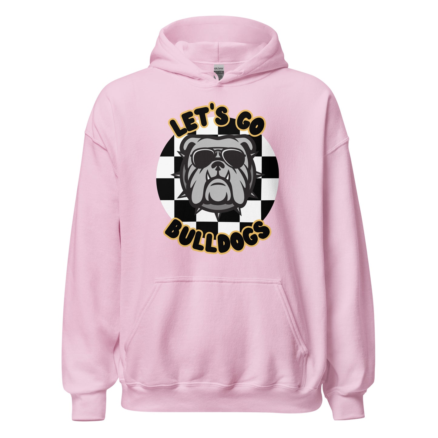 Bulldogs Unisex Hoodie (checkered)