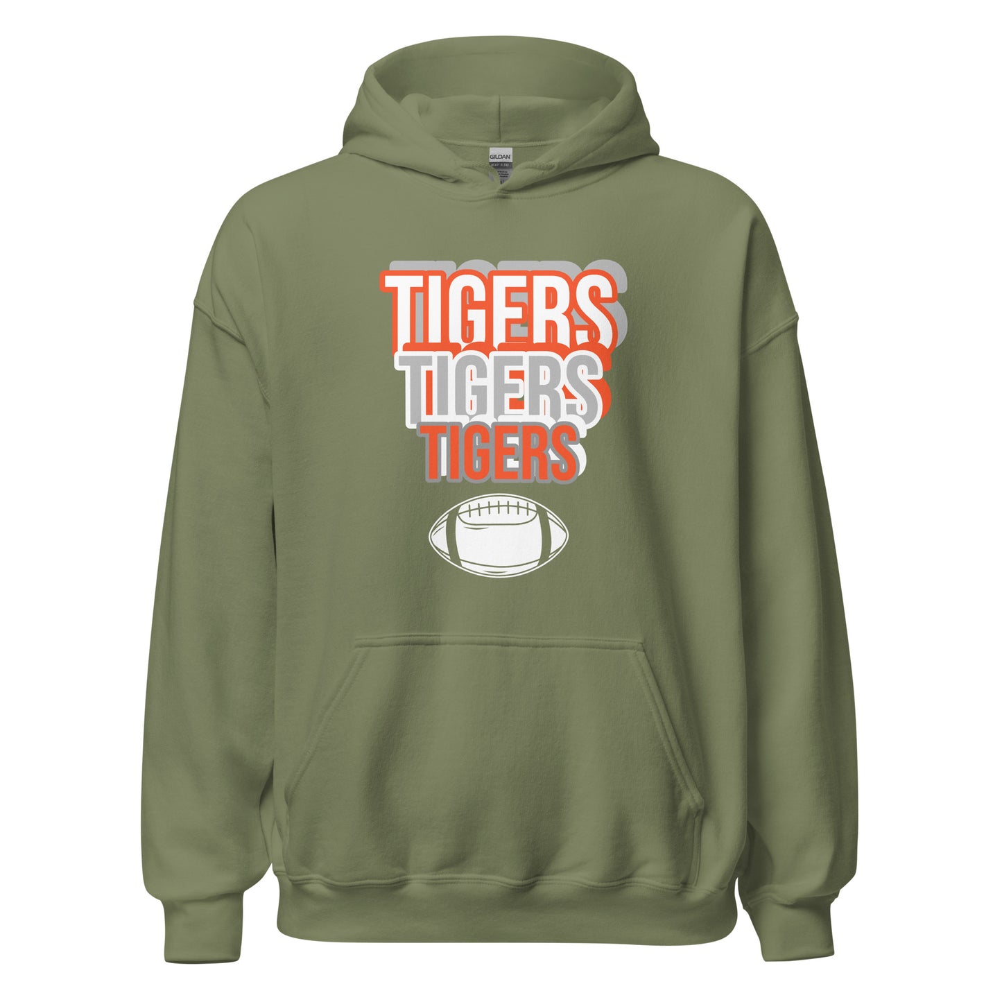 Tigers Football Unisex Hoodie