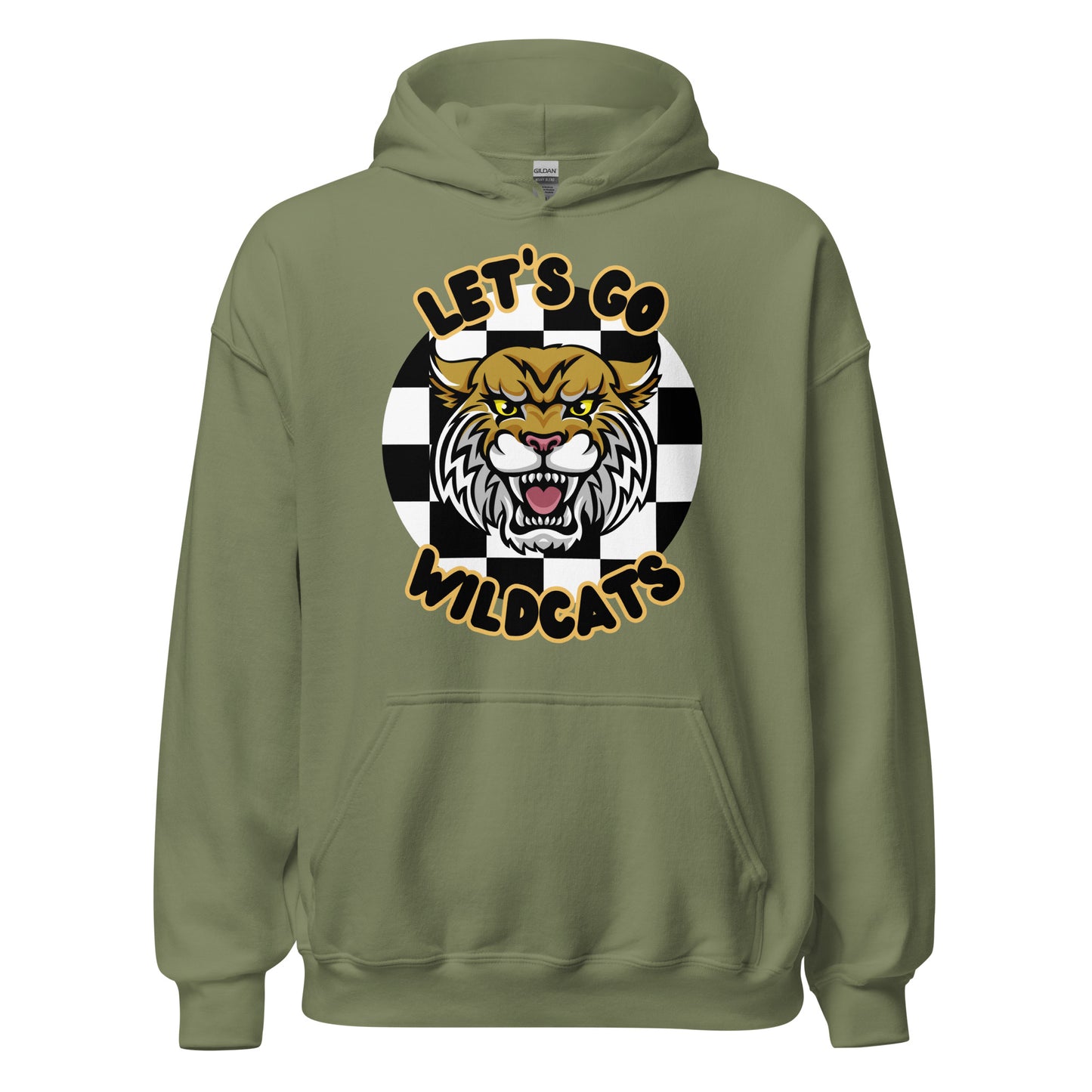 Wildcats Unisex Hoodie (checkered)