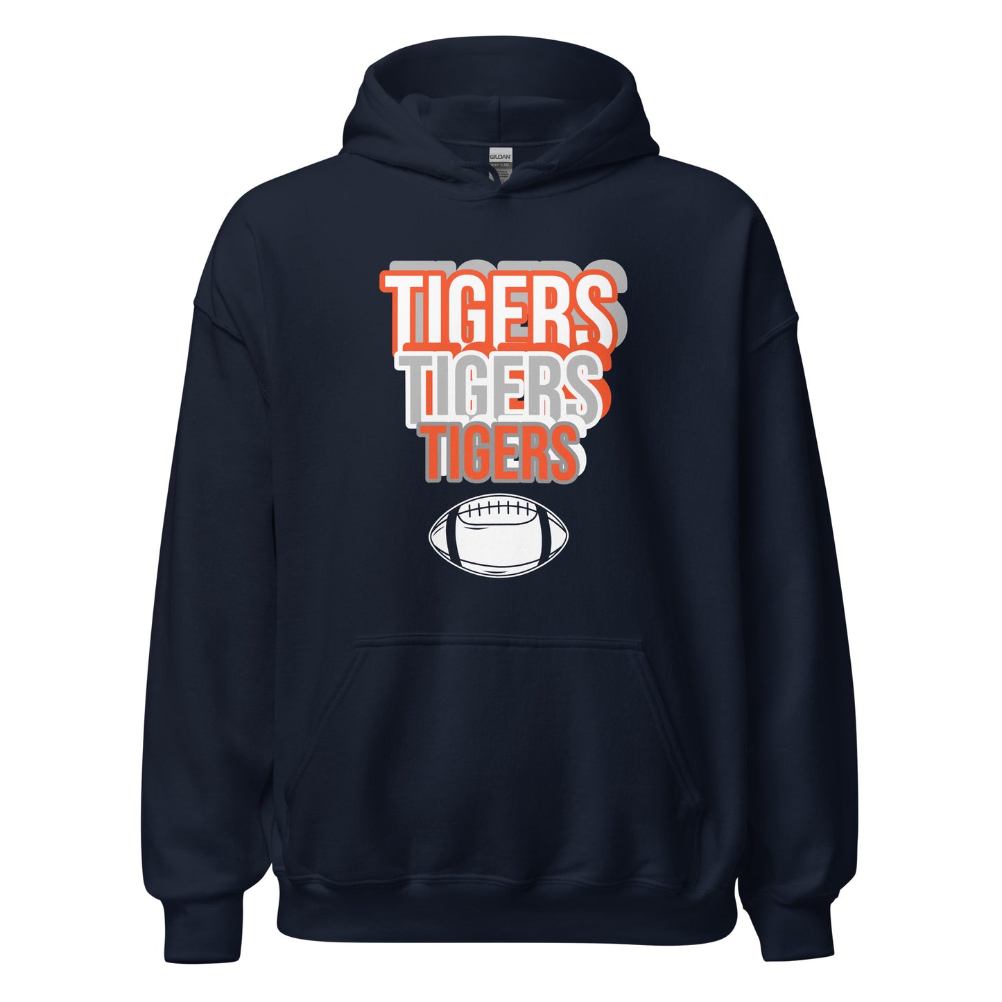 Tigers Football Unisex Hoodie