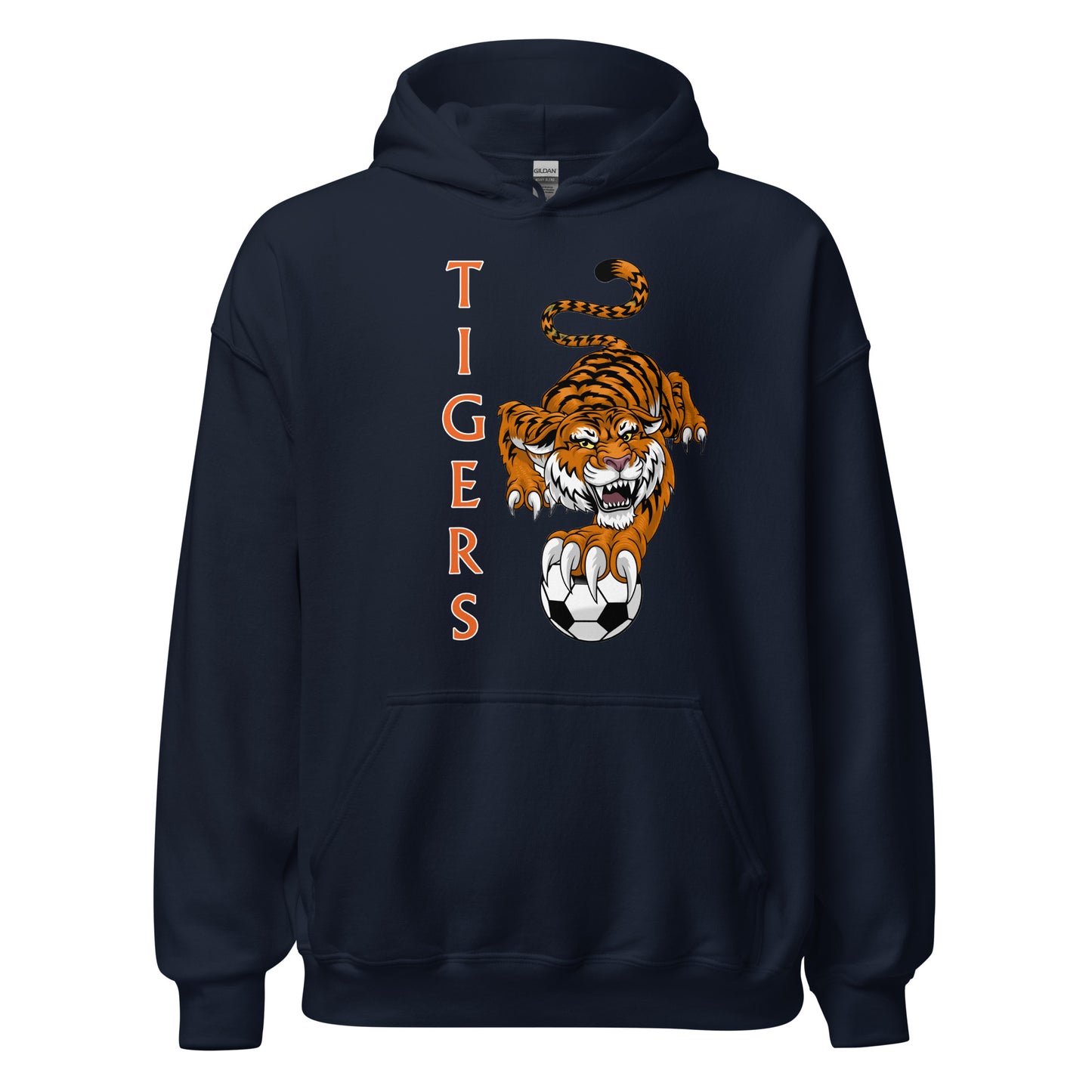 Tigers Soccer Unisex Hoodie