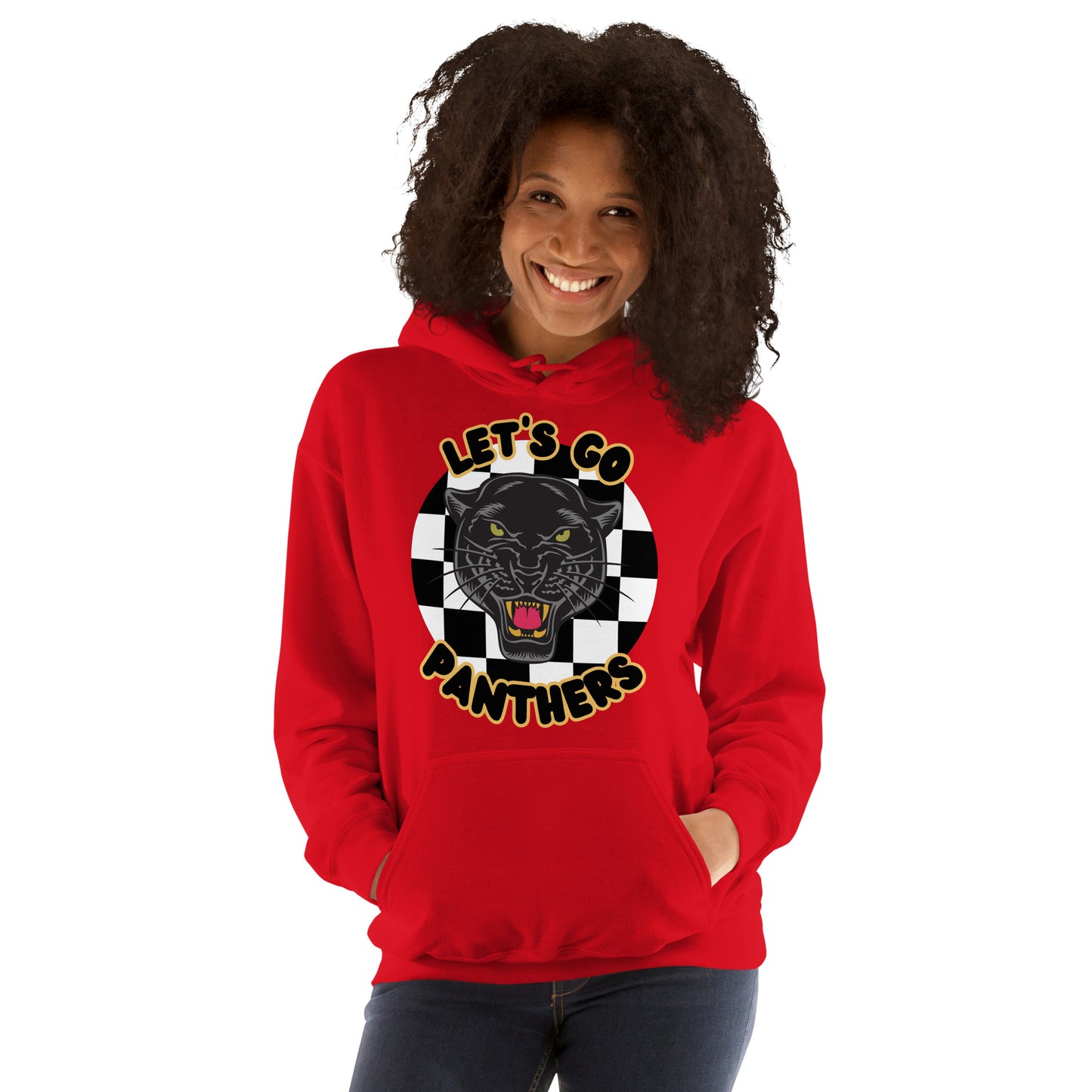 Panthers Unisex Hoodie (Checkered)