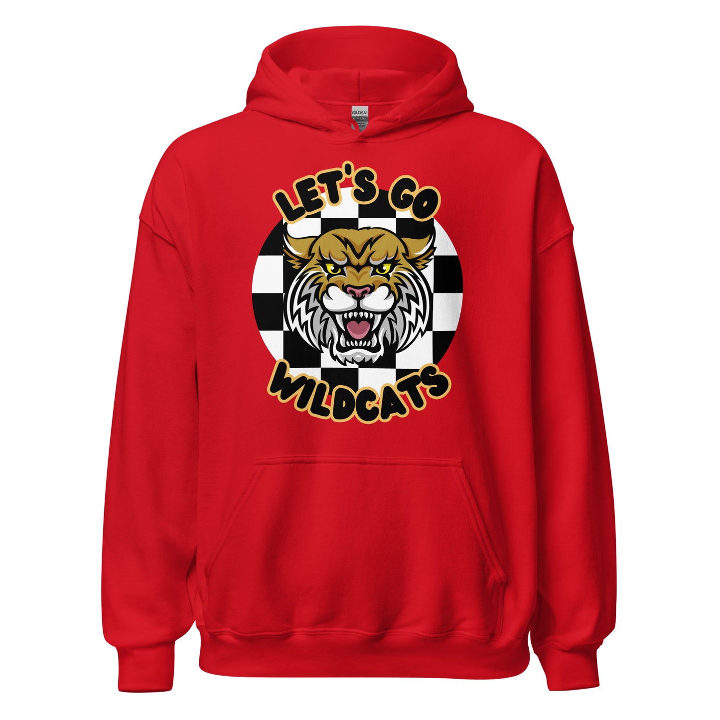 Wildcats Unisex Hoodie (checkered)