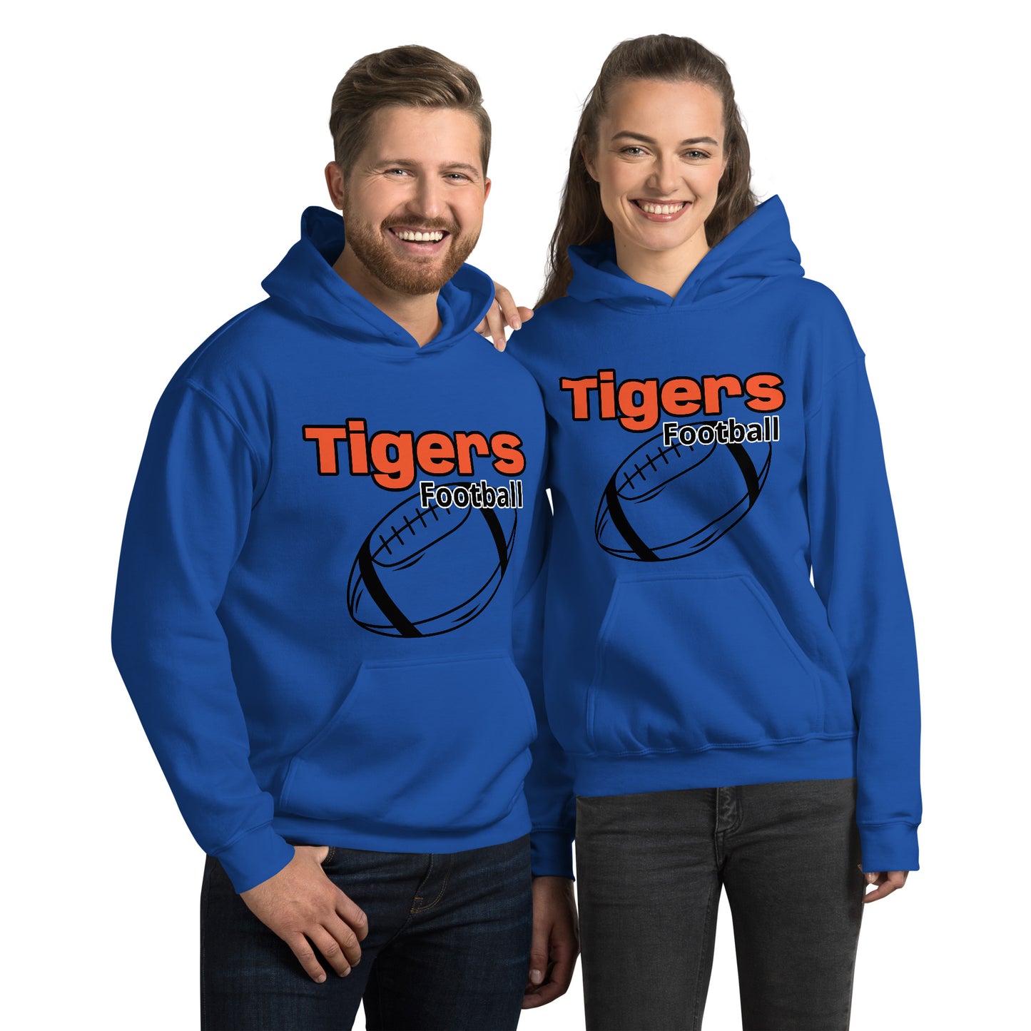 Tigers Football Unisex Hoodie