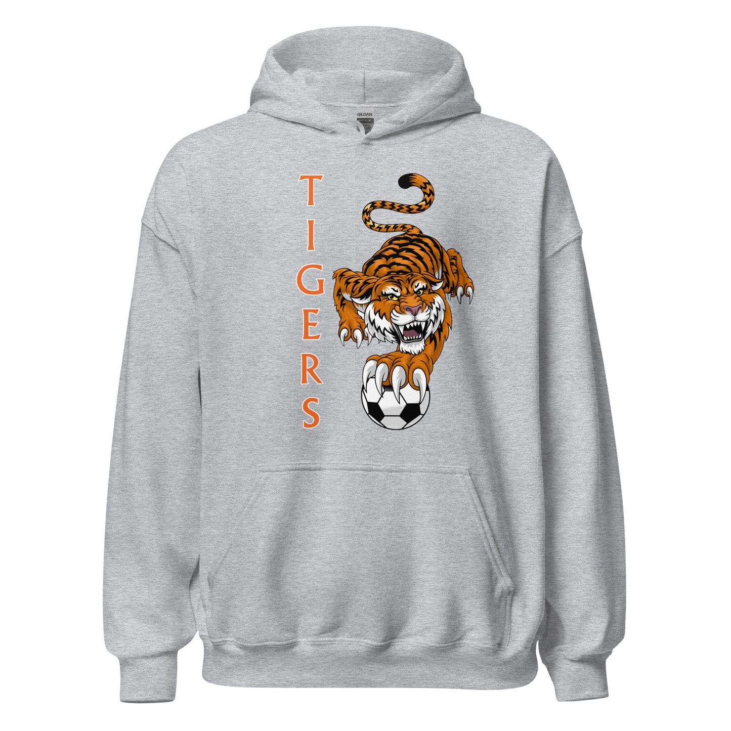 Tigers Soccer Unisex Hoodie