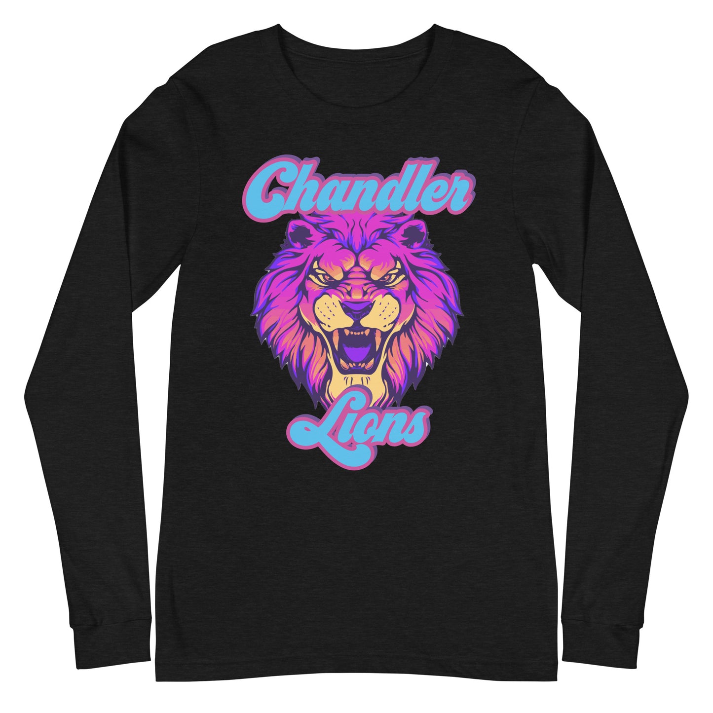 Lions Unisex Long Sleeve Tee (Neon Retro)