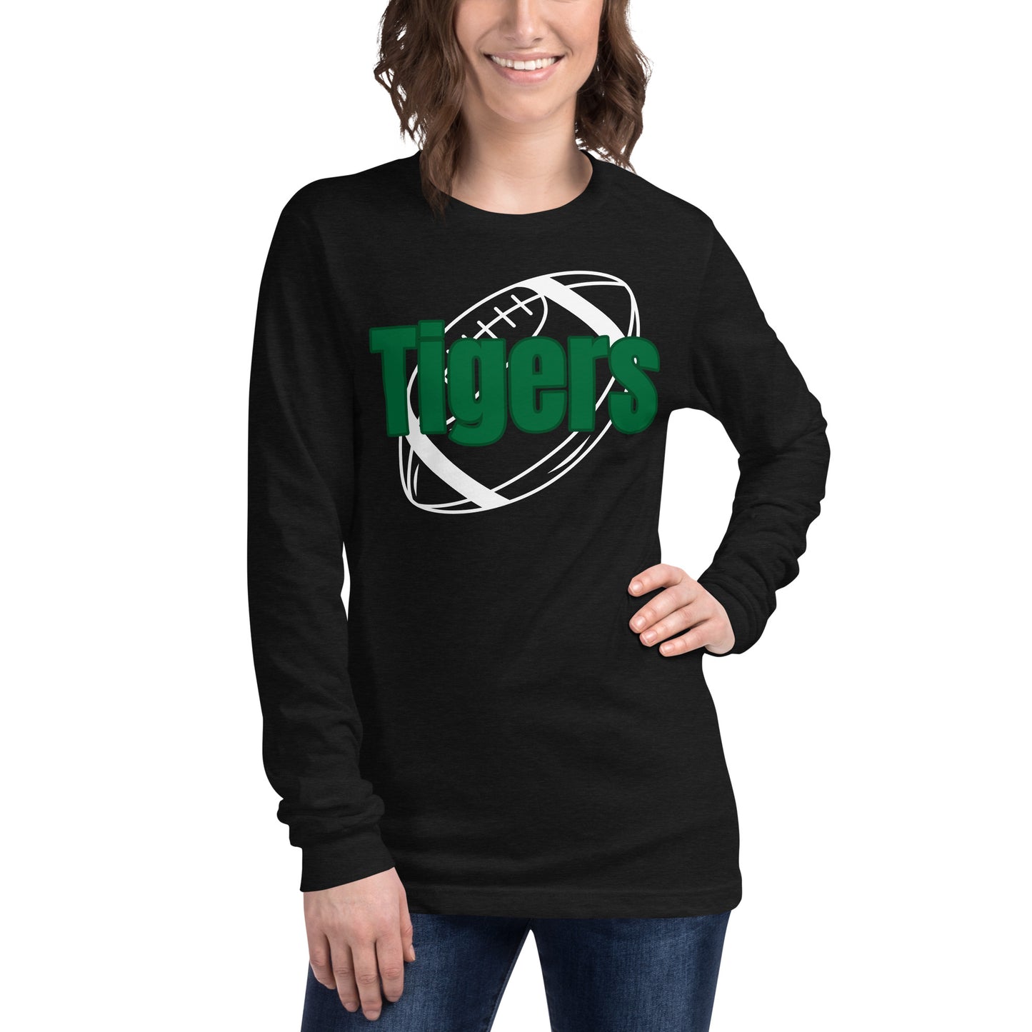 Tigers Football Unisex Long Sleeve Tee