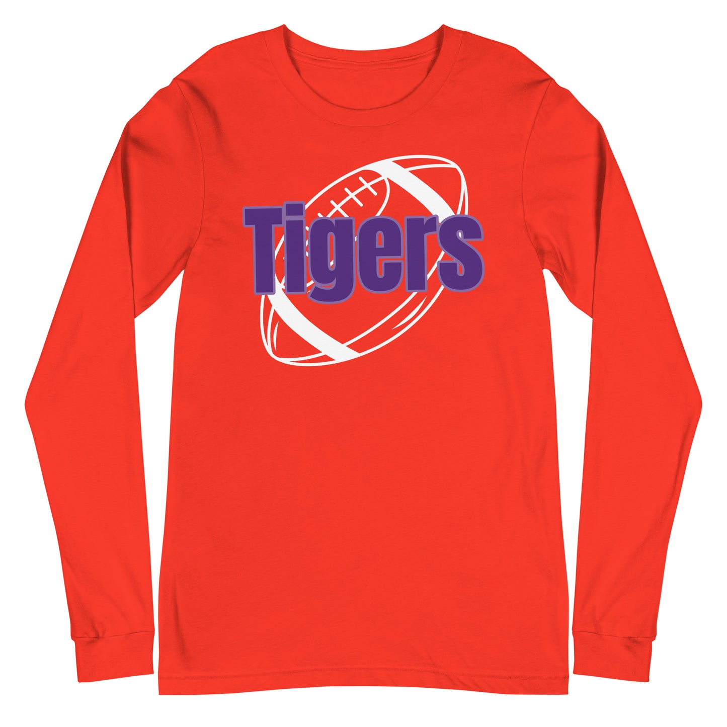 Tigers Football Unisex Long Sleeve Tee