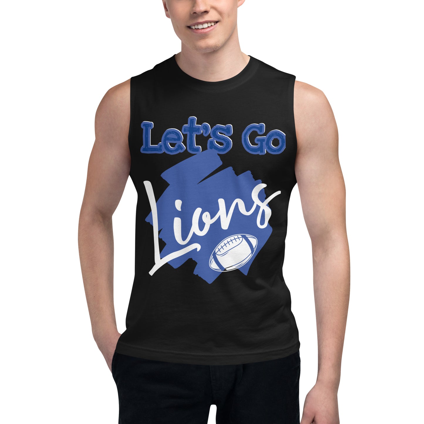 Lions Unisex Muscle Shirt (Football)