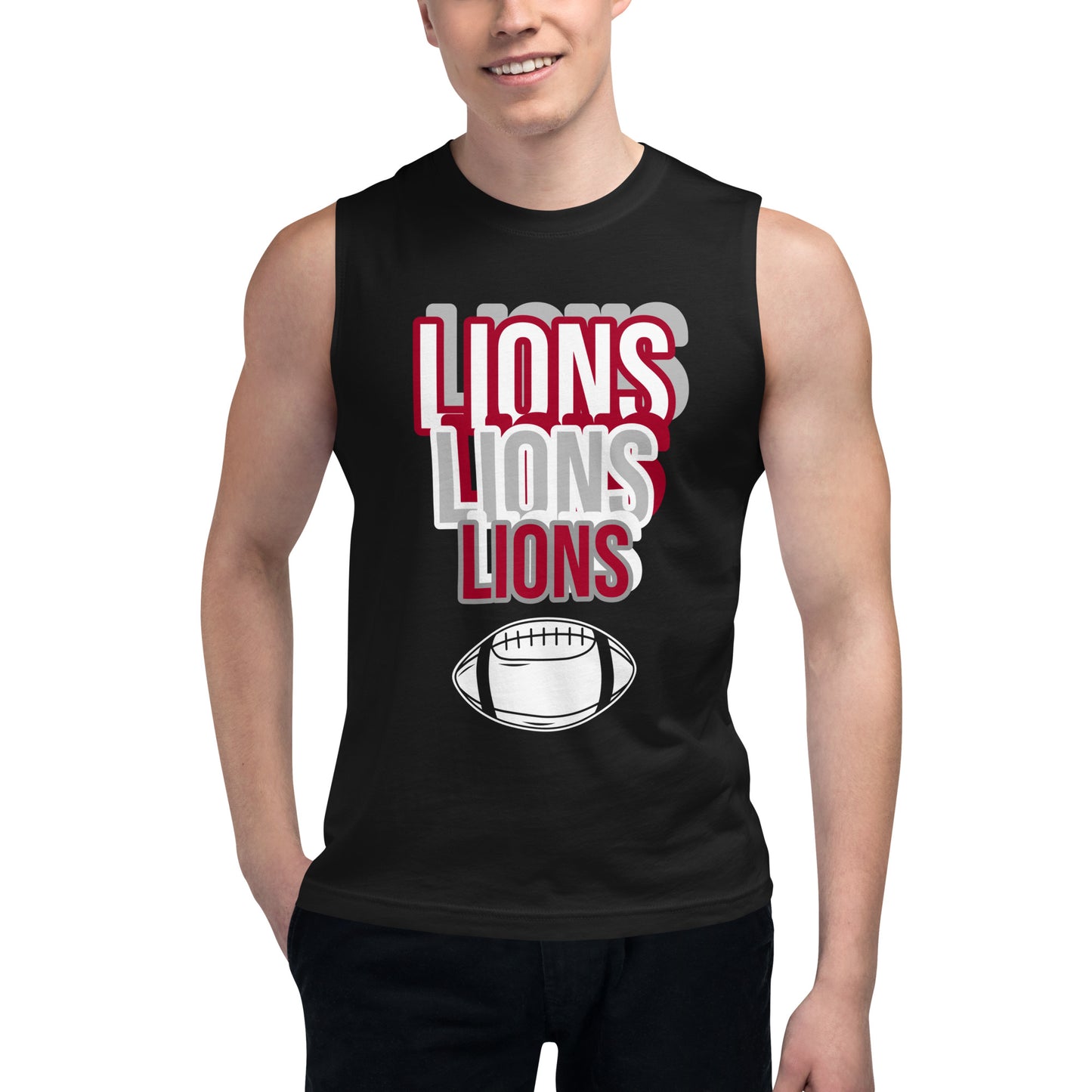 Lions Football Tank Top Muscle Shirt