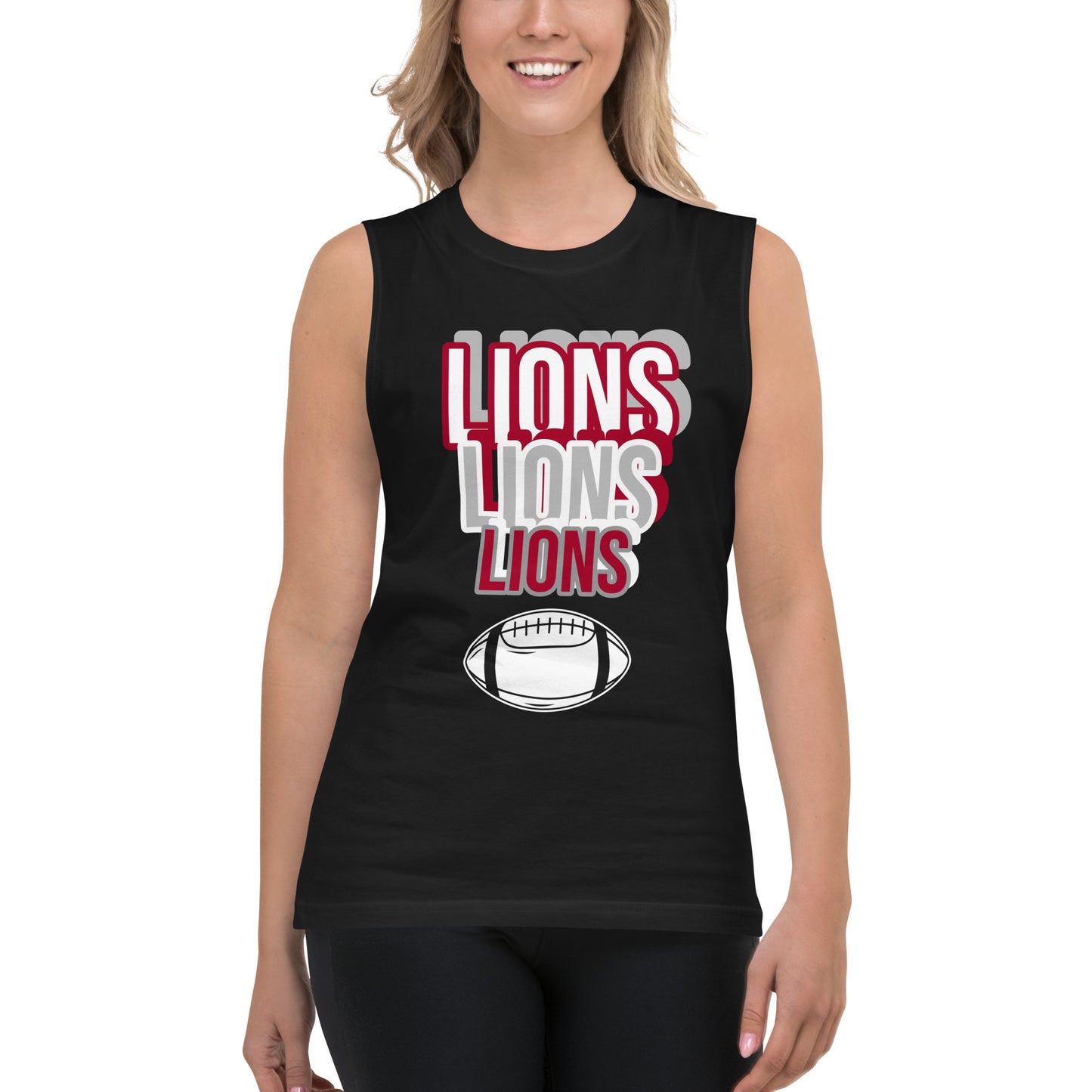 Lions Football Tank Top Muscle Shirt