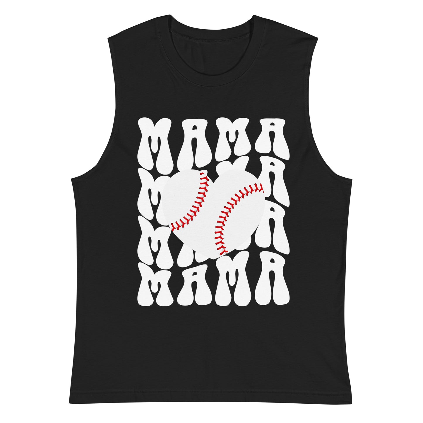 Baseball Mama Muscle Shirt