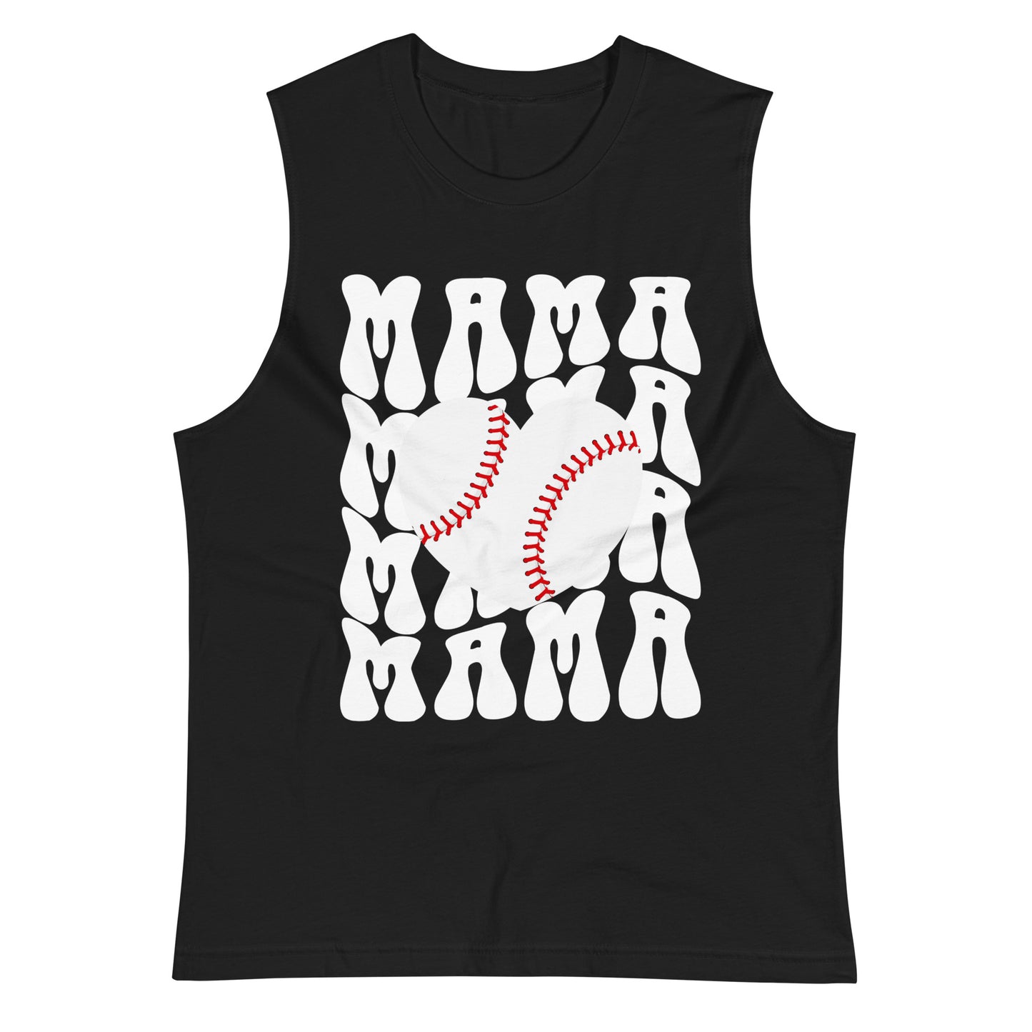 Baseball Mama Muscle Shirt