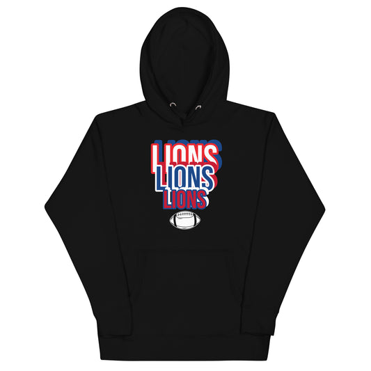 Lions Unisex Hoodie (Spellout)