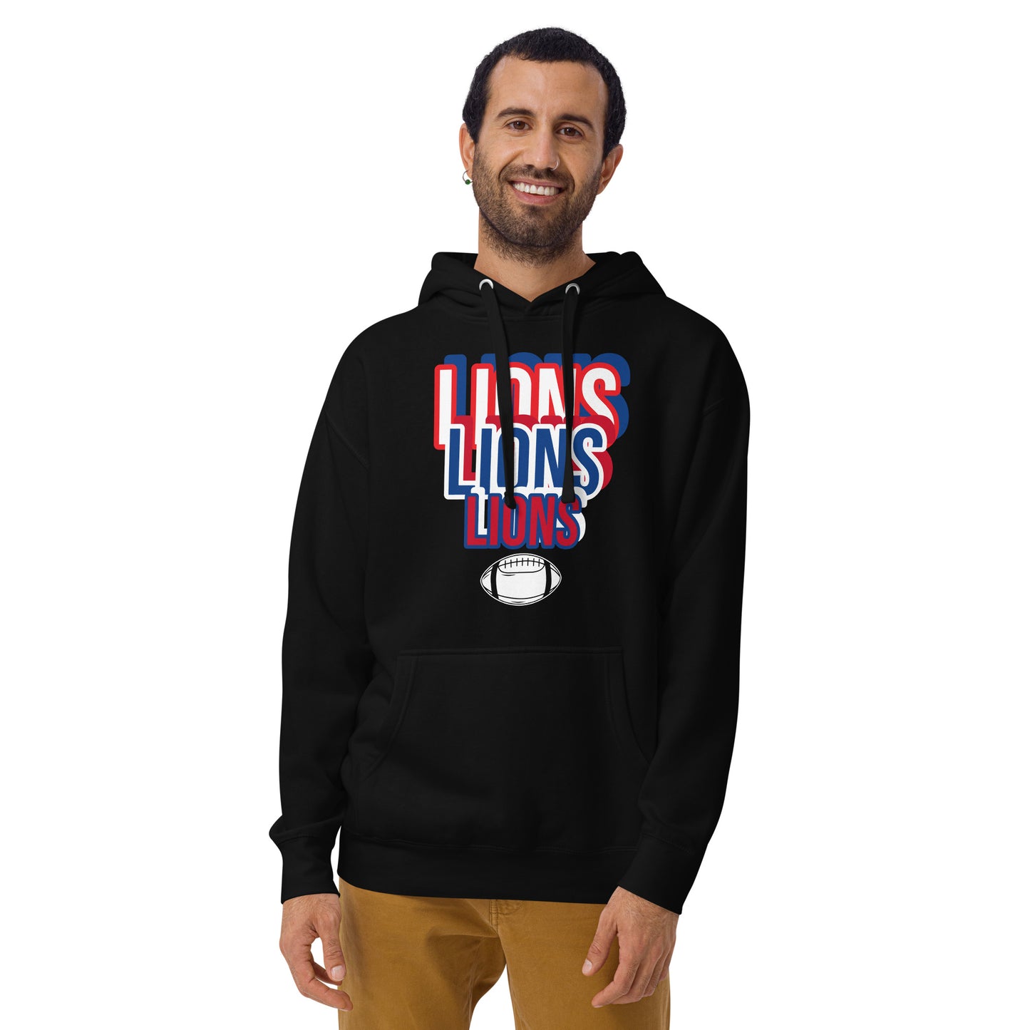 Lions Unisex Hoodie (Spellout)