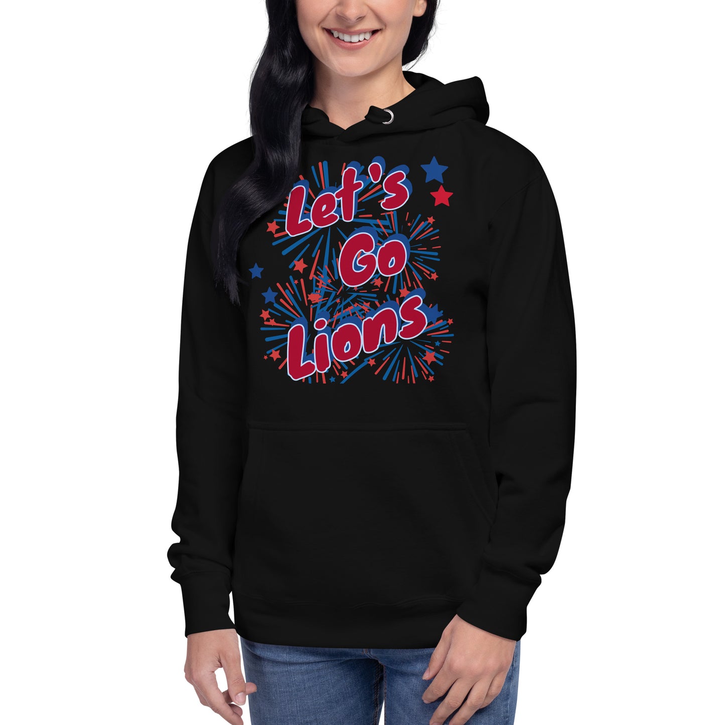 Lions Unisex Hoodie (Fireworks)