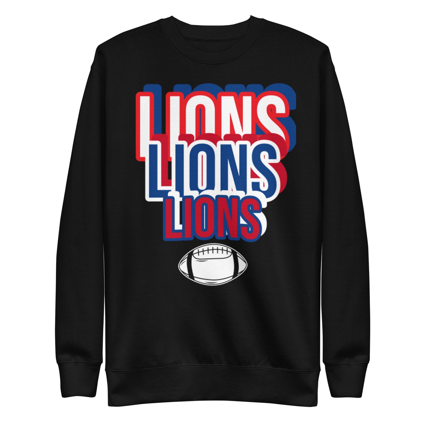 Lions Unisex Premium Sweatshirt (spellout)