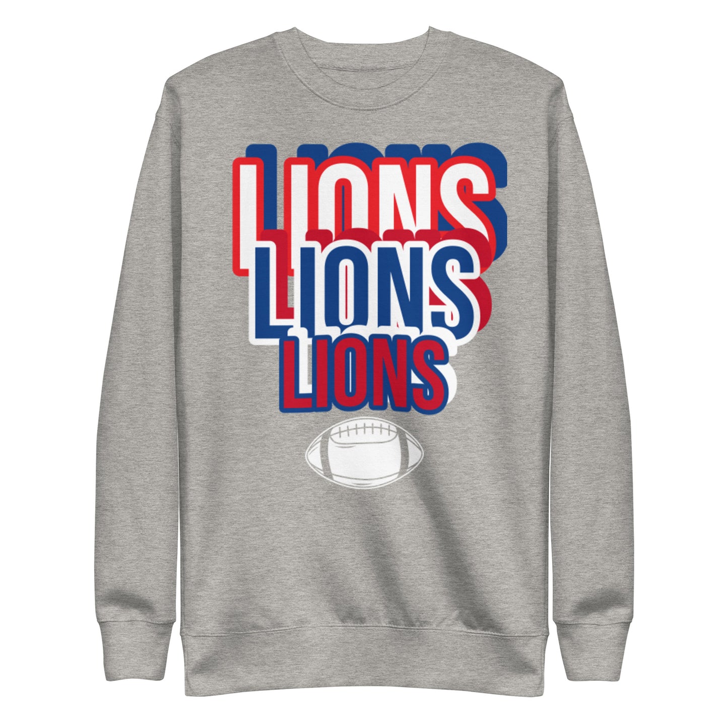 Lions Unisex Premium Sweatshirt (spellout)