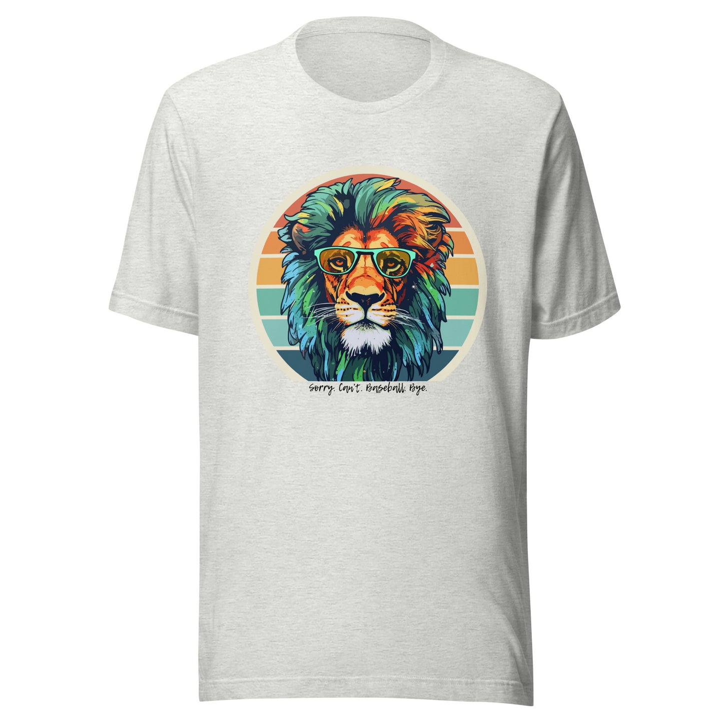 Lions Unisex t-shirt (Sorry Can't Baseball Bye)