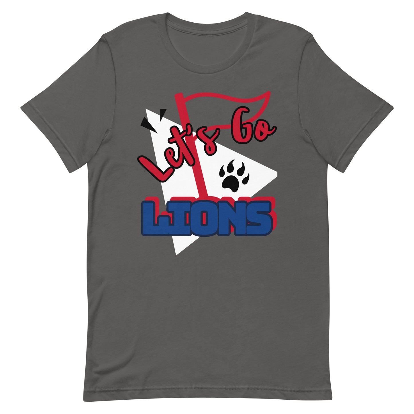 Lions Unisex T-shirt (Flag Lets Go)