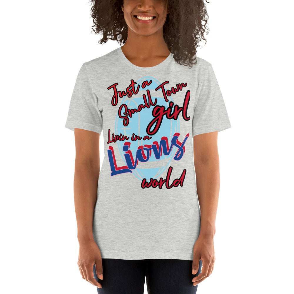 Lions Tee T-shirt (Small Town Football) Bella Canvas