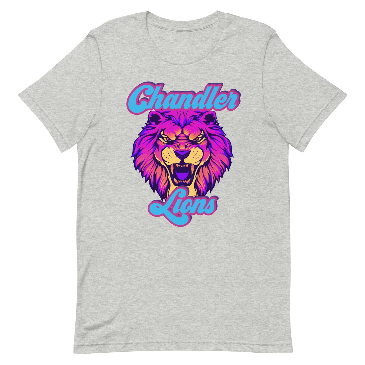 Chandler Lions Unisex t-shirt (neon Retro)