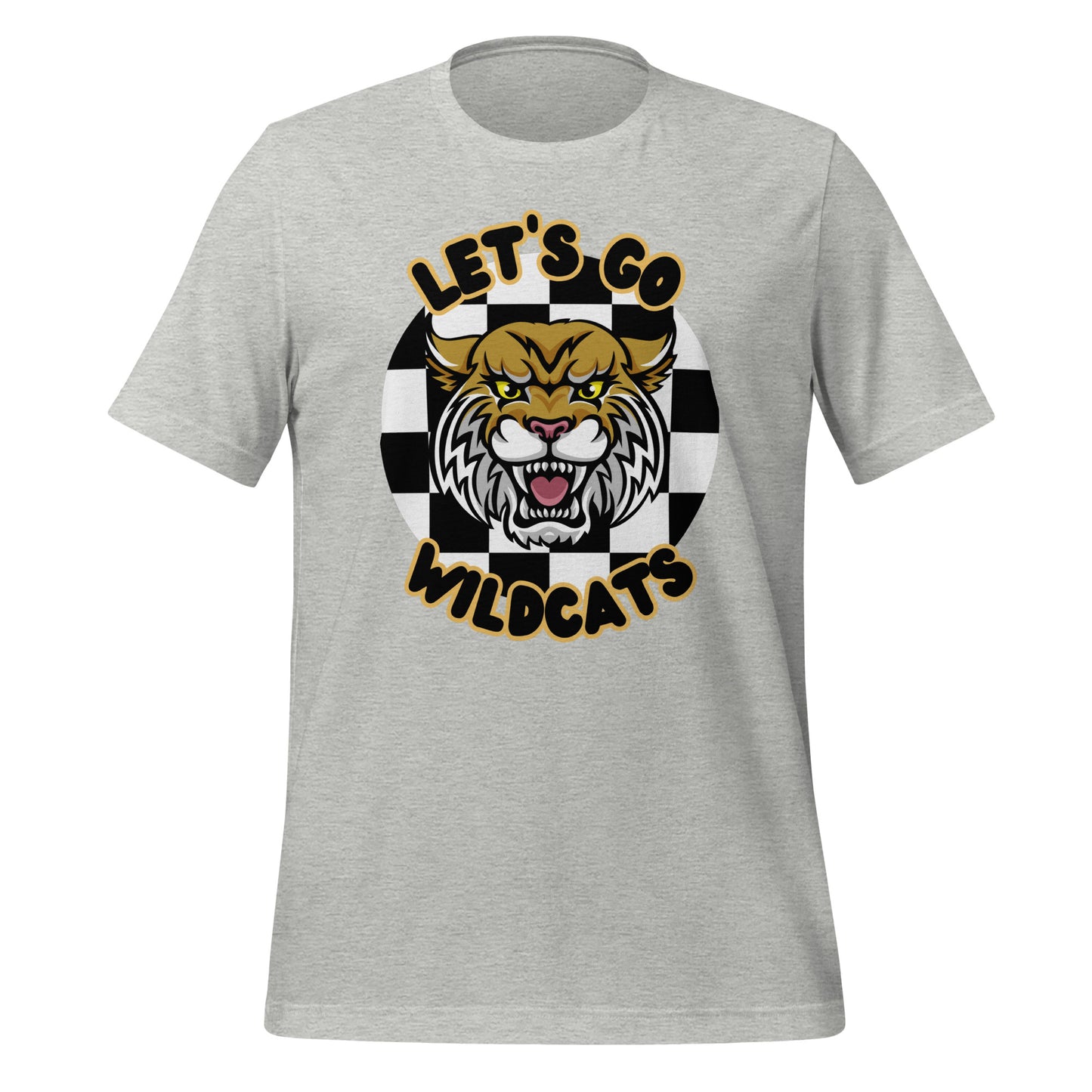 Wildcats Unisex t-shirt (Checkered)