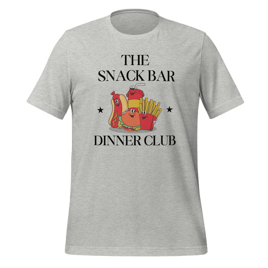 Snack Bar Dinner Club Unisex t-shirt